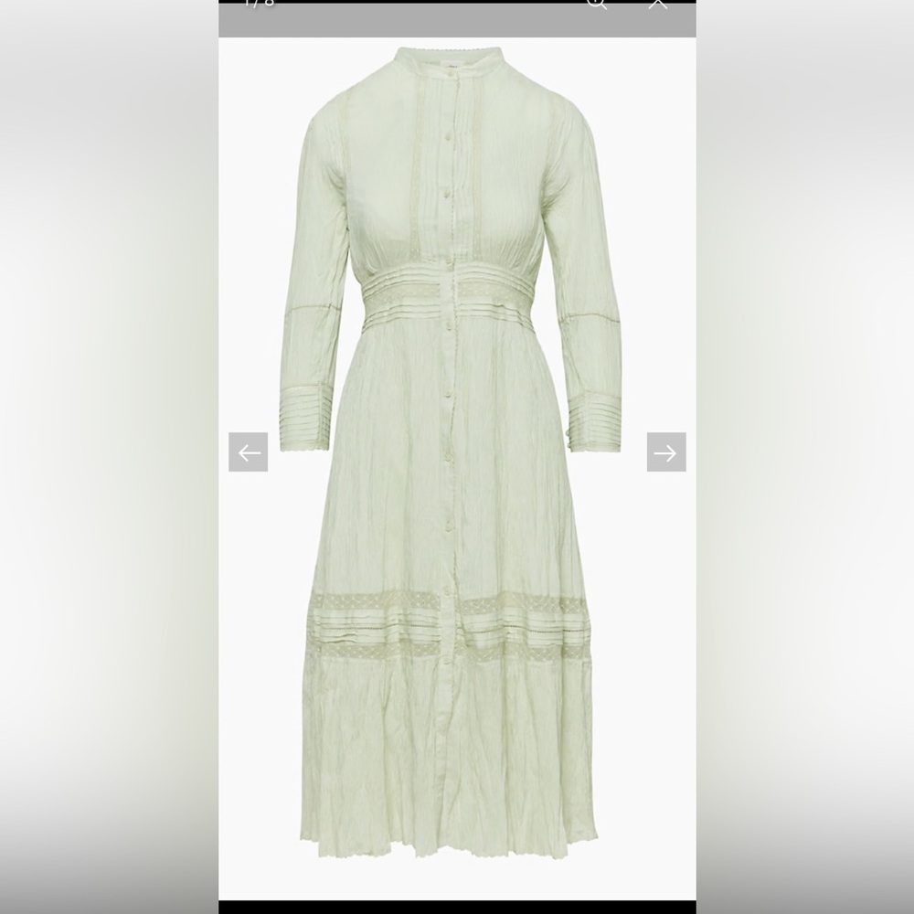 Wilfred Light neige Green Long Sleeve Dress